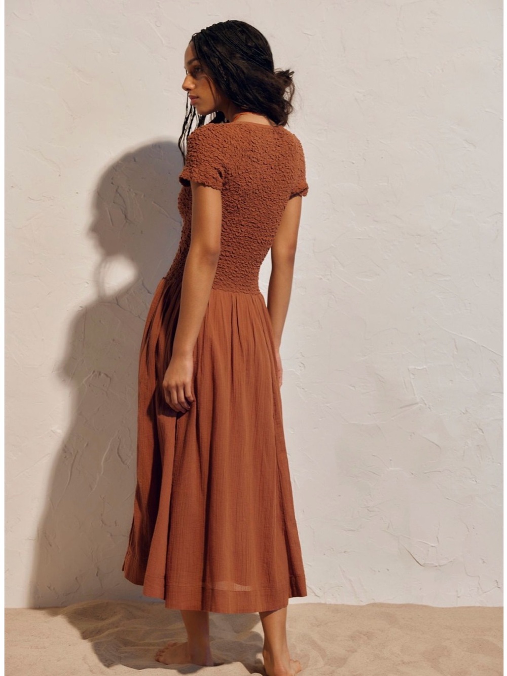 NWT Free People Darling Midi Dress - Picture 2 of 3